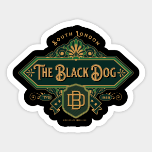 The Black Dog - The Tortured Poets Department Tshirt Sticker